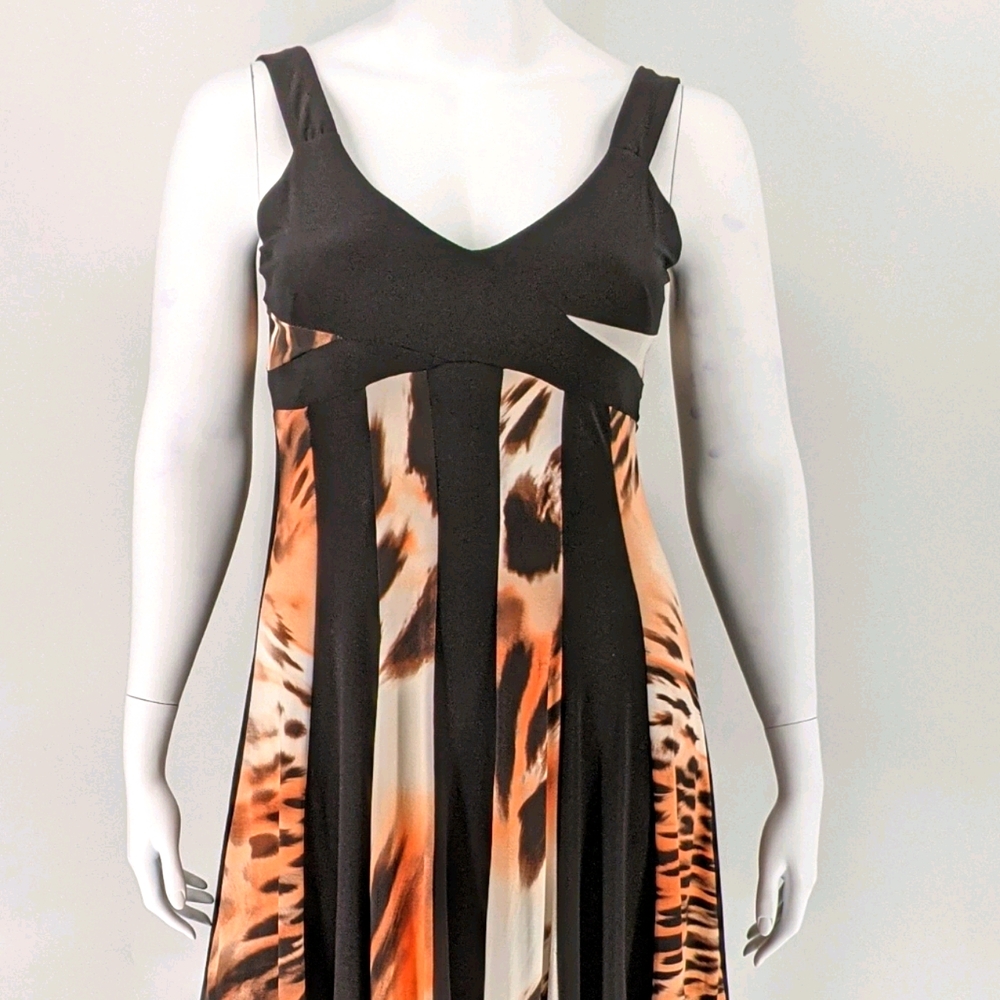 Essex Animal Print Summer Dress Size XL/14-16
